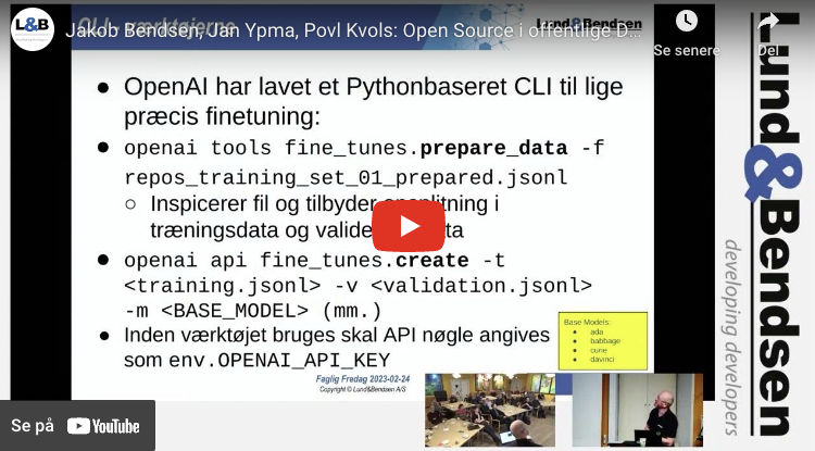 Jakob Bendsen, Jan Ypma, Povl Kvols: Open Source i offentlige Danmark