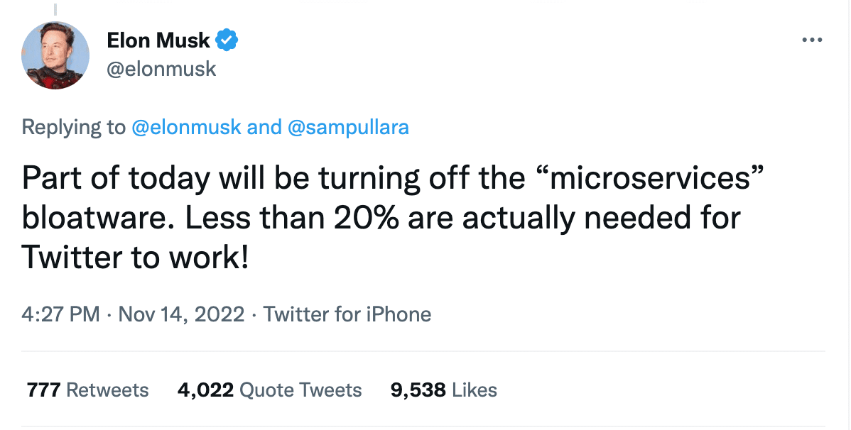 Er Microservices løsningen eller problemet?