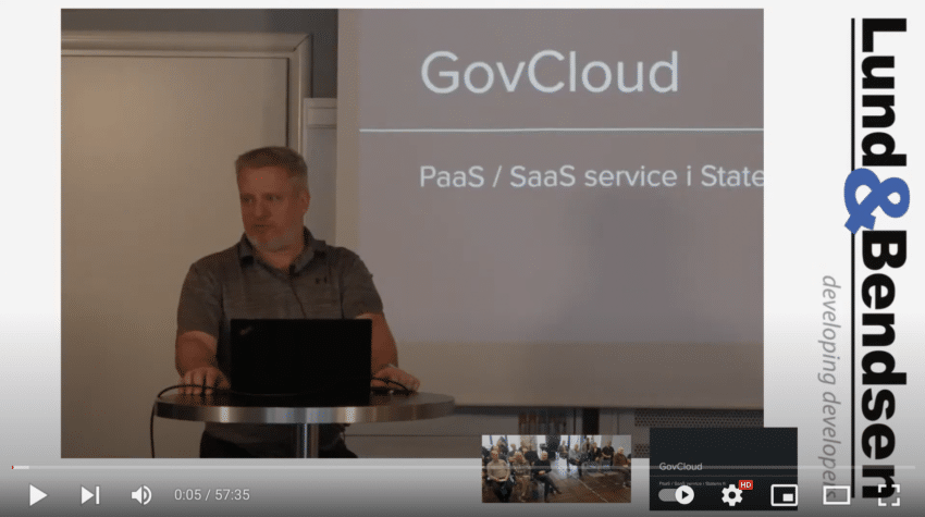 Kim D. Andersen: GovCloud fra designvalg til implementering and beyond