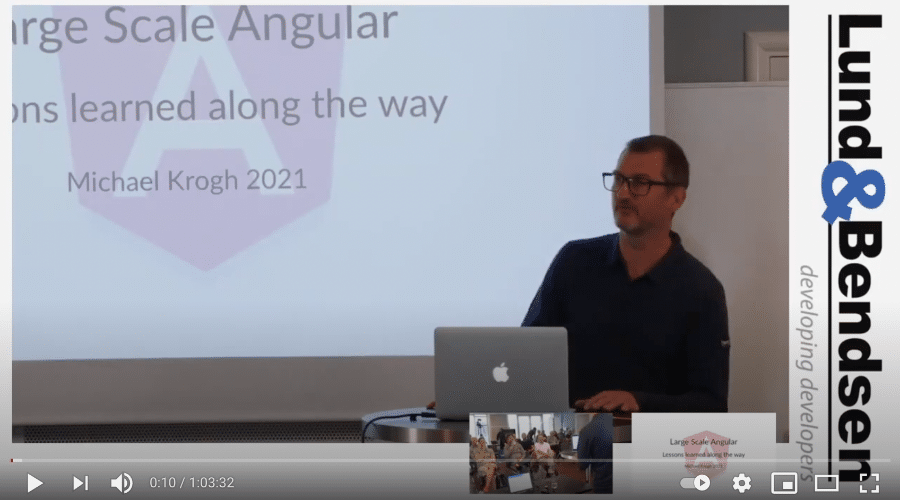 Michael Krogh: Best practice i store Angular-applikationer